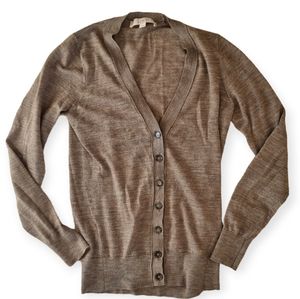 Wool blend loft cardigan